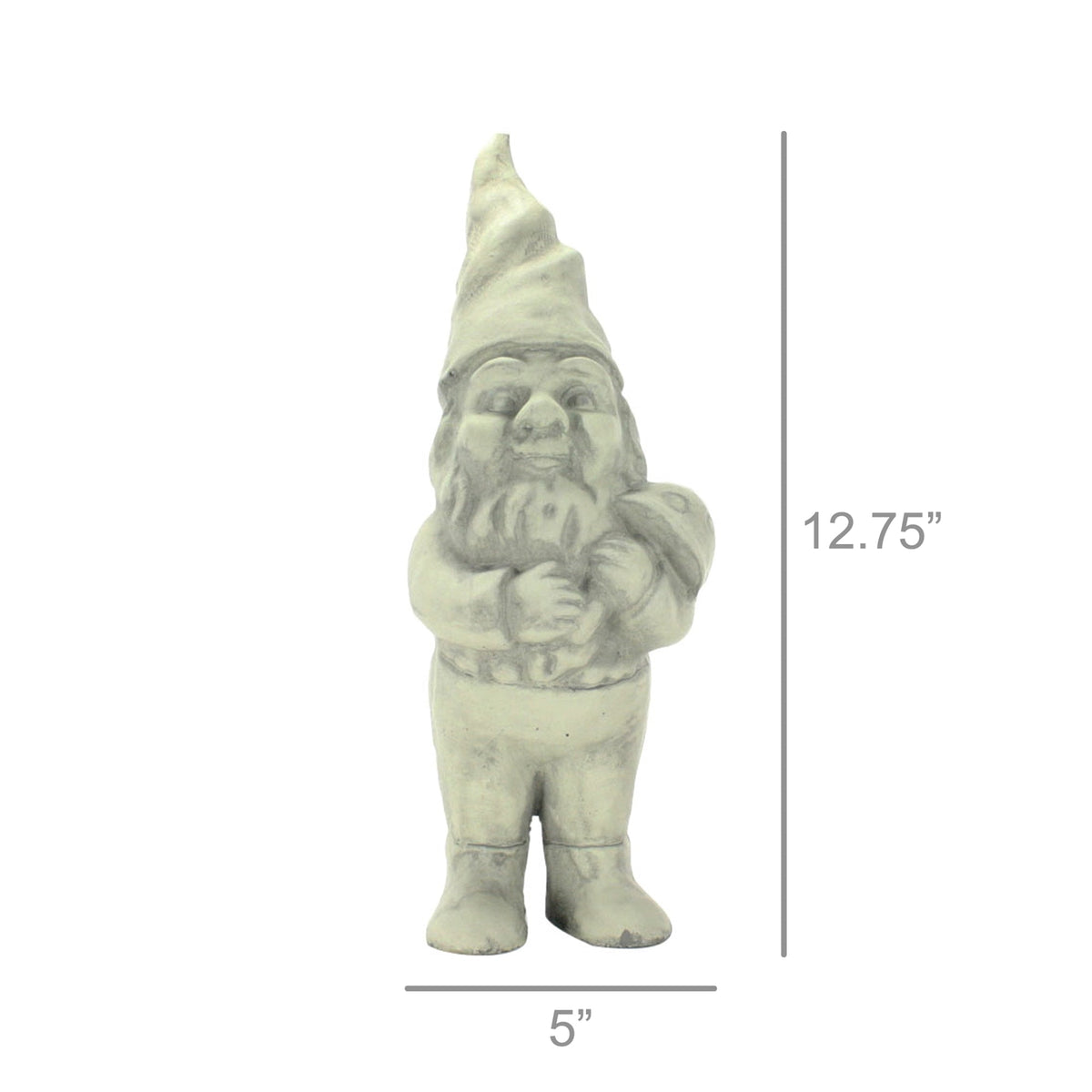 Clifford the Cement Garden Gnome - Grey