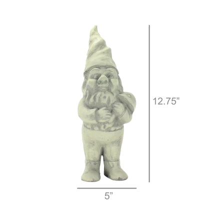 Clifford the Cement Garden Gnome - Grey