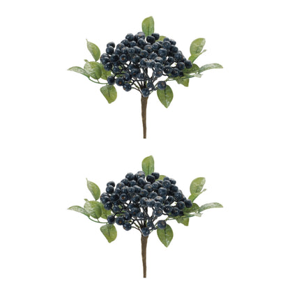Frosted Berry Cluster (Set of 2)