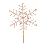 Jeweled Snowflake Stem (Set of 4)