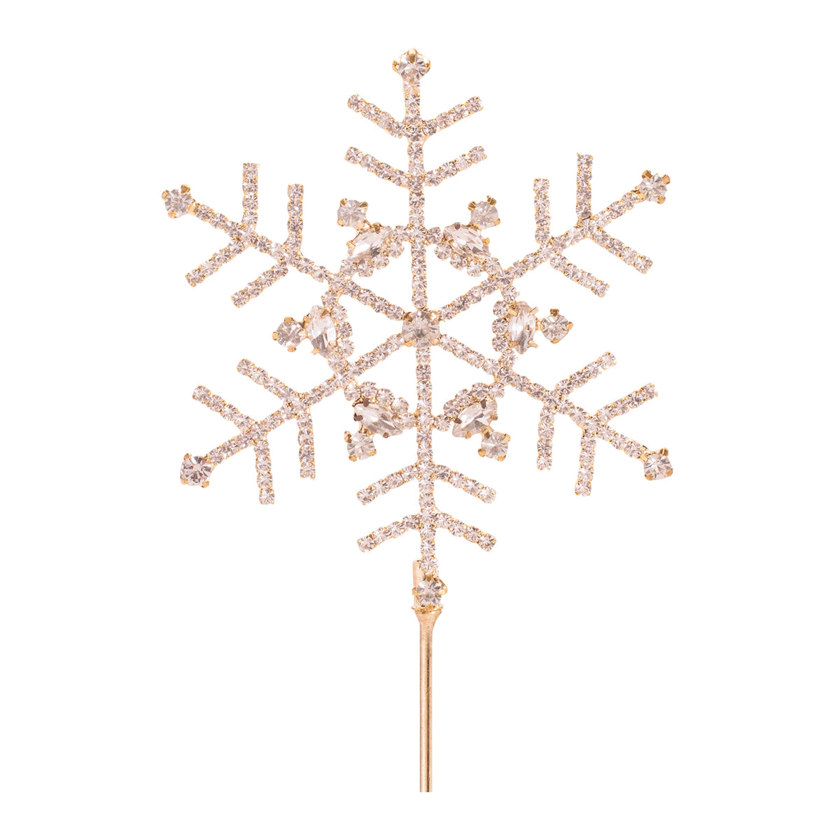 Jeweled Snowflake Stem (Set of 4)