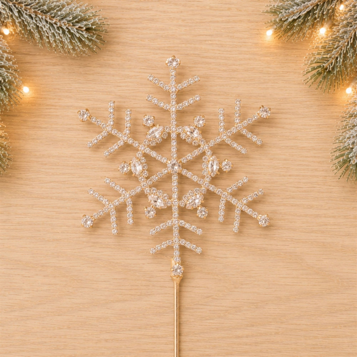 Jeweled Snowflake Stem (Set of 4)