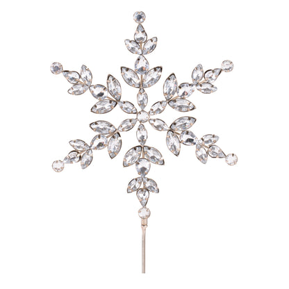 Jeweled Snowflake Stem (Set of 4)