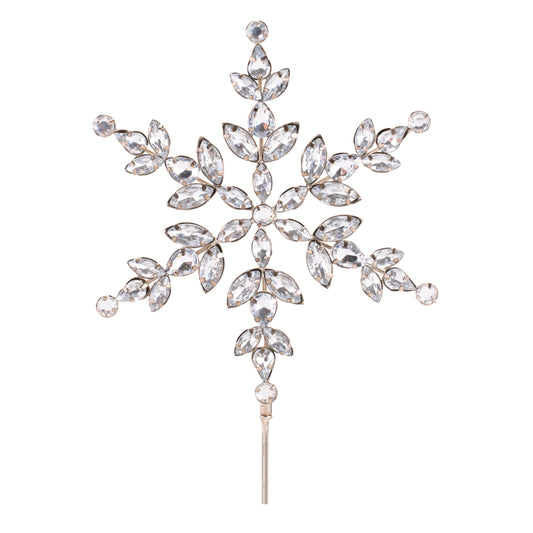 Jeweled Snowflake Stem (Set of 4)