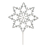 Jeweled Snowflake Stem (Set of 4)