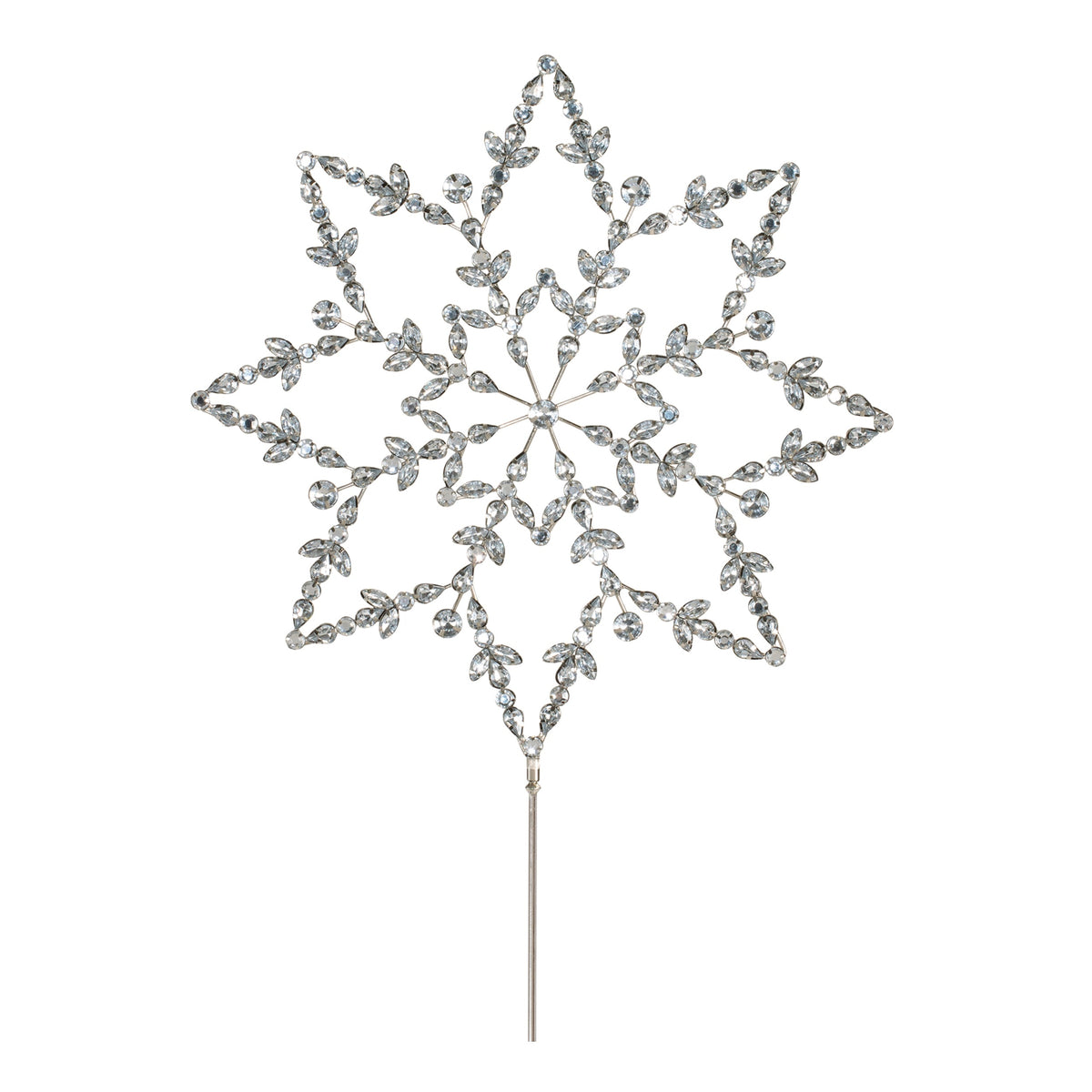Jeweled Snowflake Stem (Set of 4)