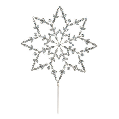 Jeweled Snowflake Stem (Set of 4)