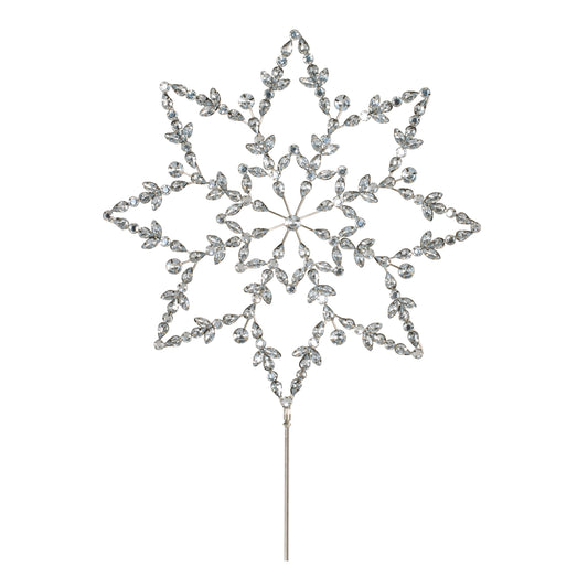 Jeweled Snowflake Stem (Set of 4)