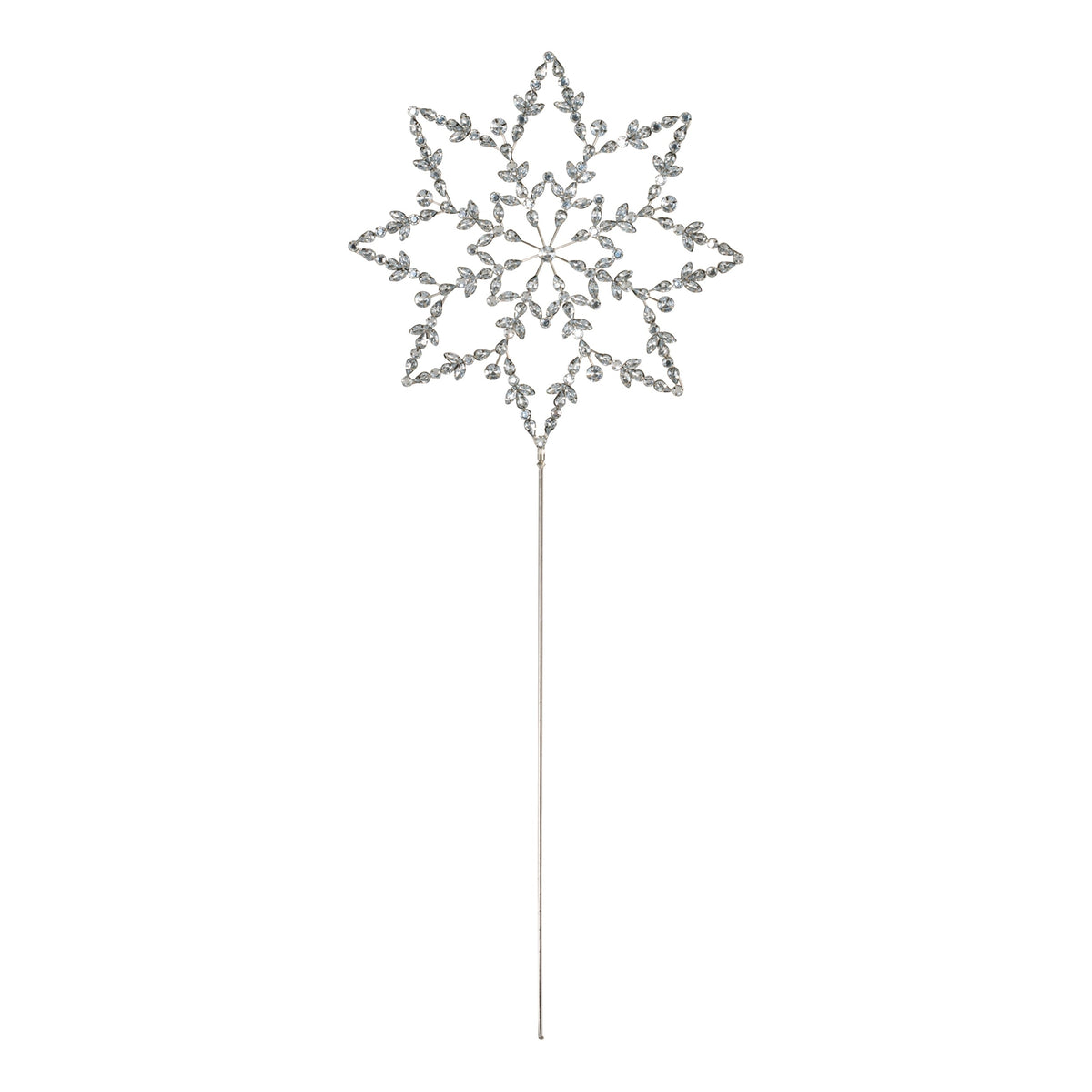 Jeweled Snowflake Stem (Set of 4)