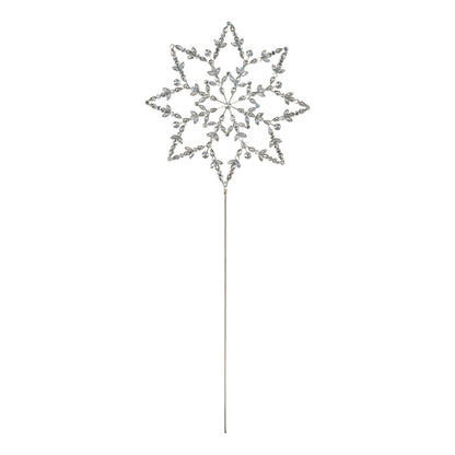 Jeweled Snowflake Stem (Set of 4)