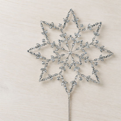 Jeweled Snowflake Stem (Set of 4)
